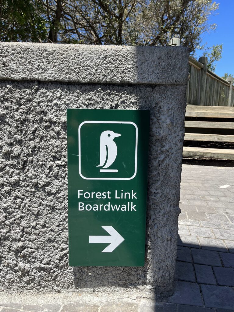 Boulders Beach Forest Board Walk Sign