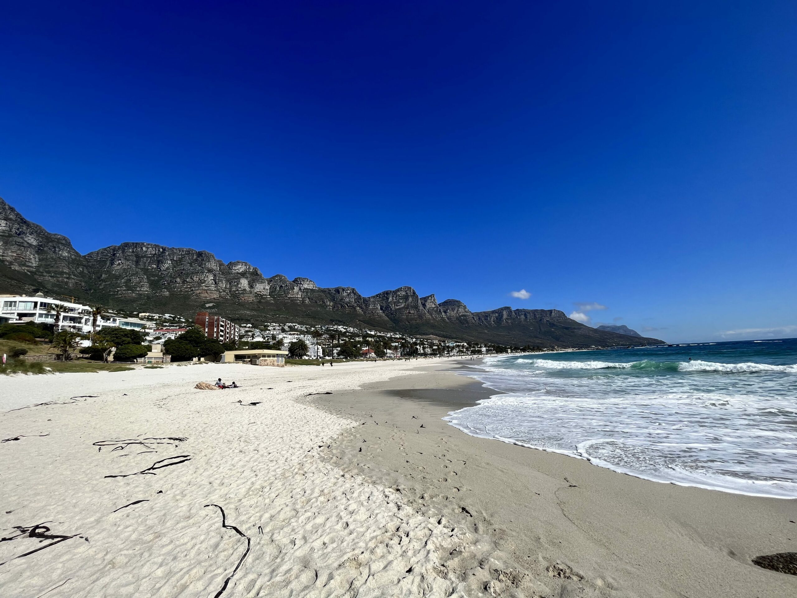 Camps Bay Beach Strip with low tide
