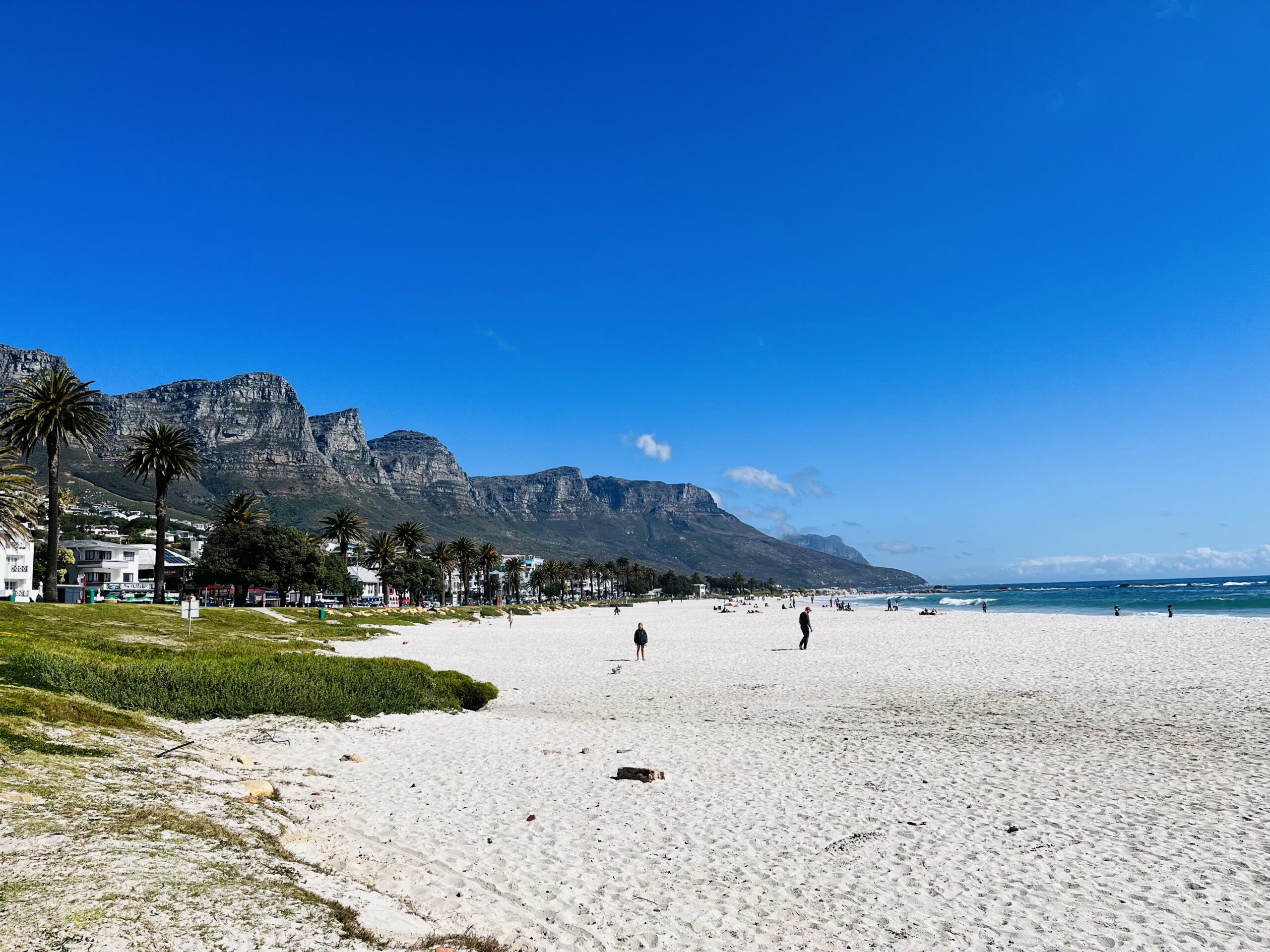Camps Bay Beach with View of 12 Apostles