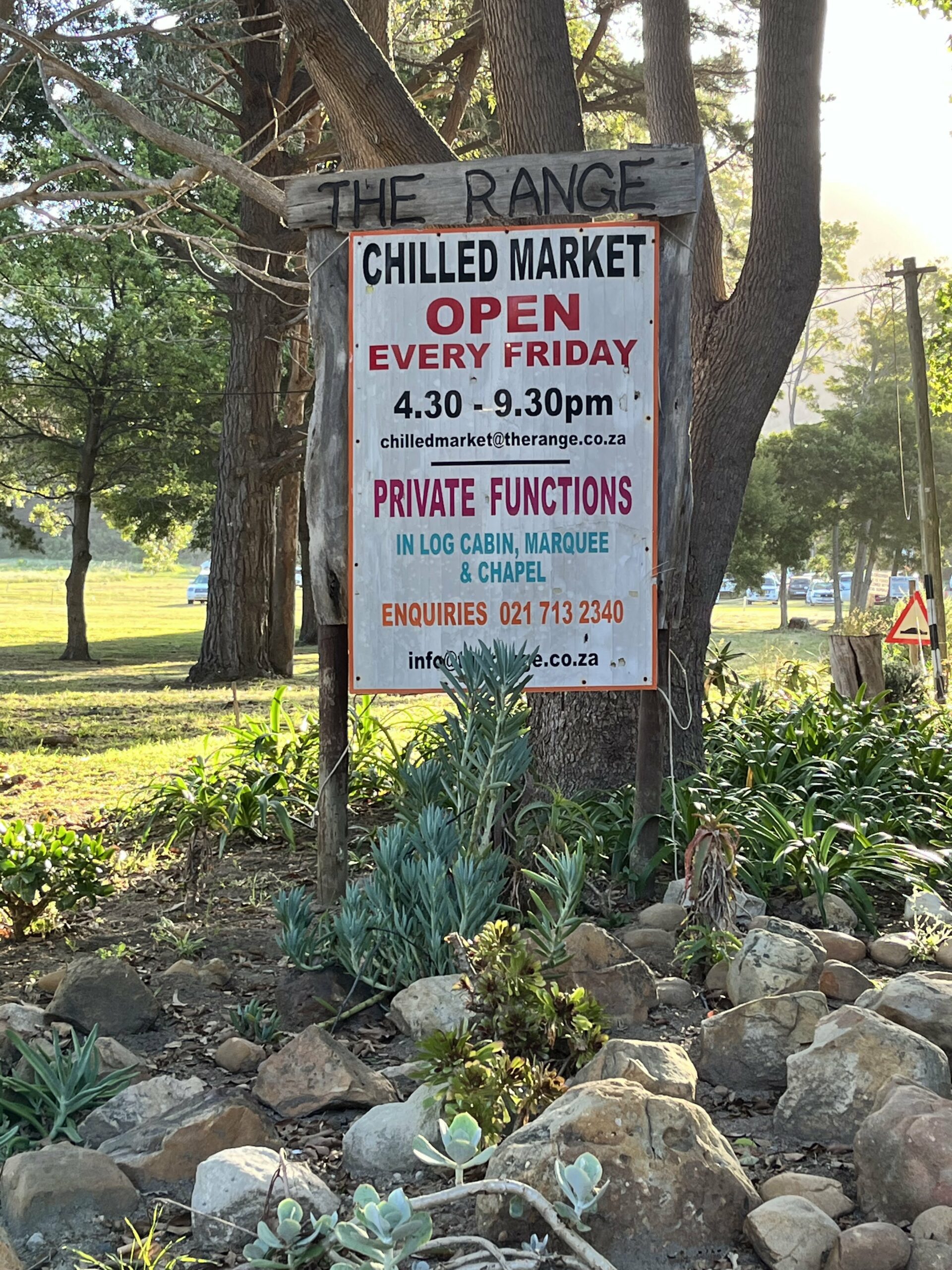 Chilled Market Sign