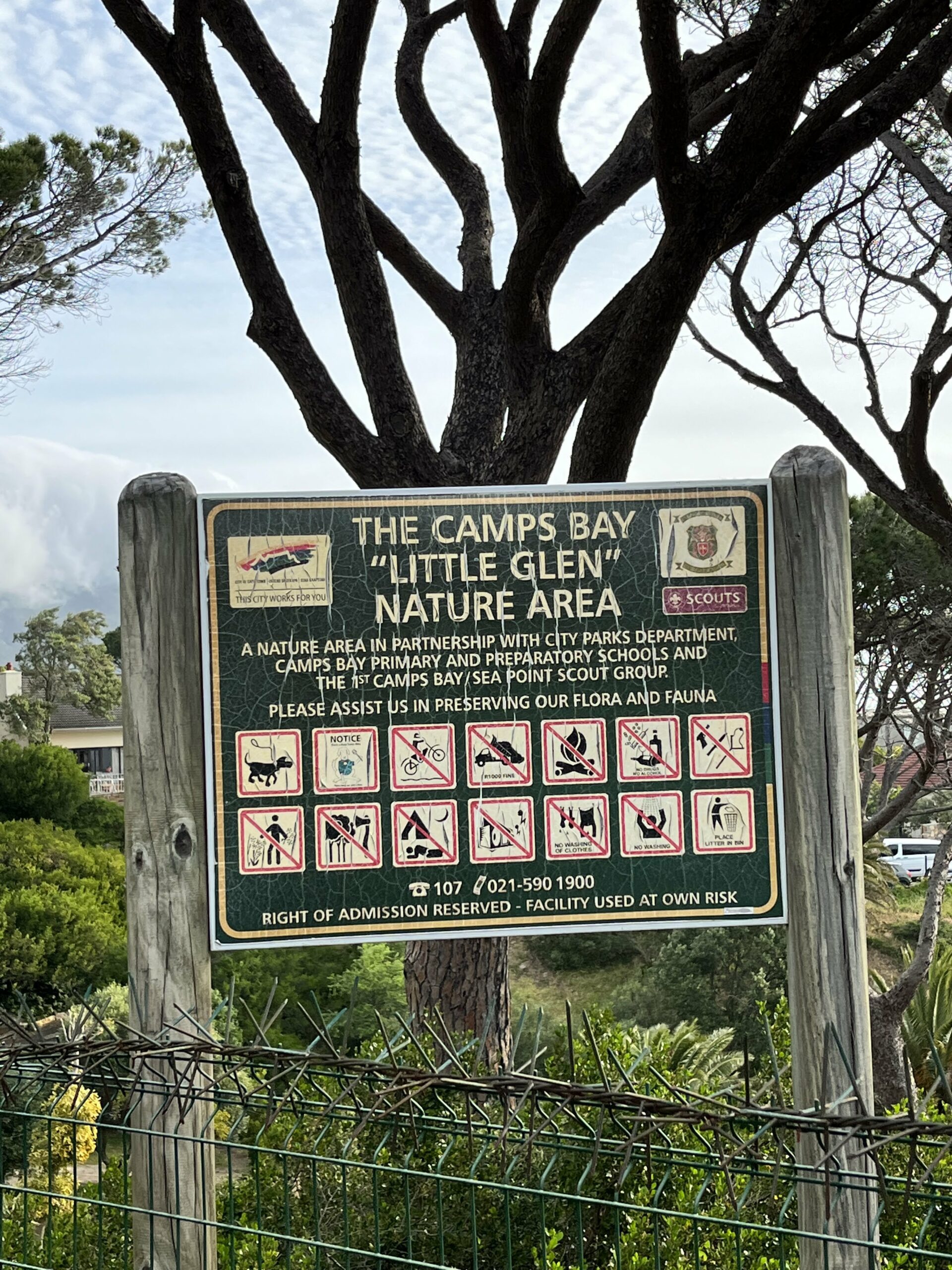 Little Glen Nature Area Sign