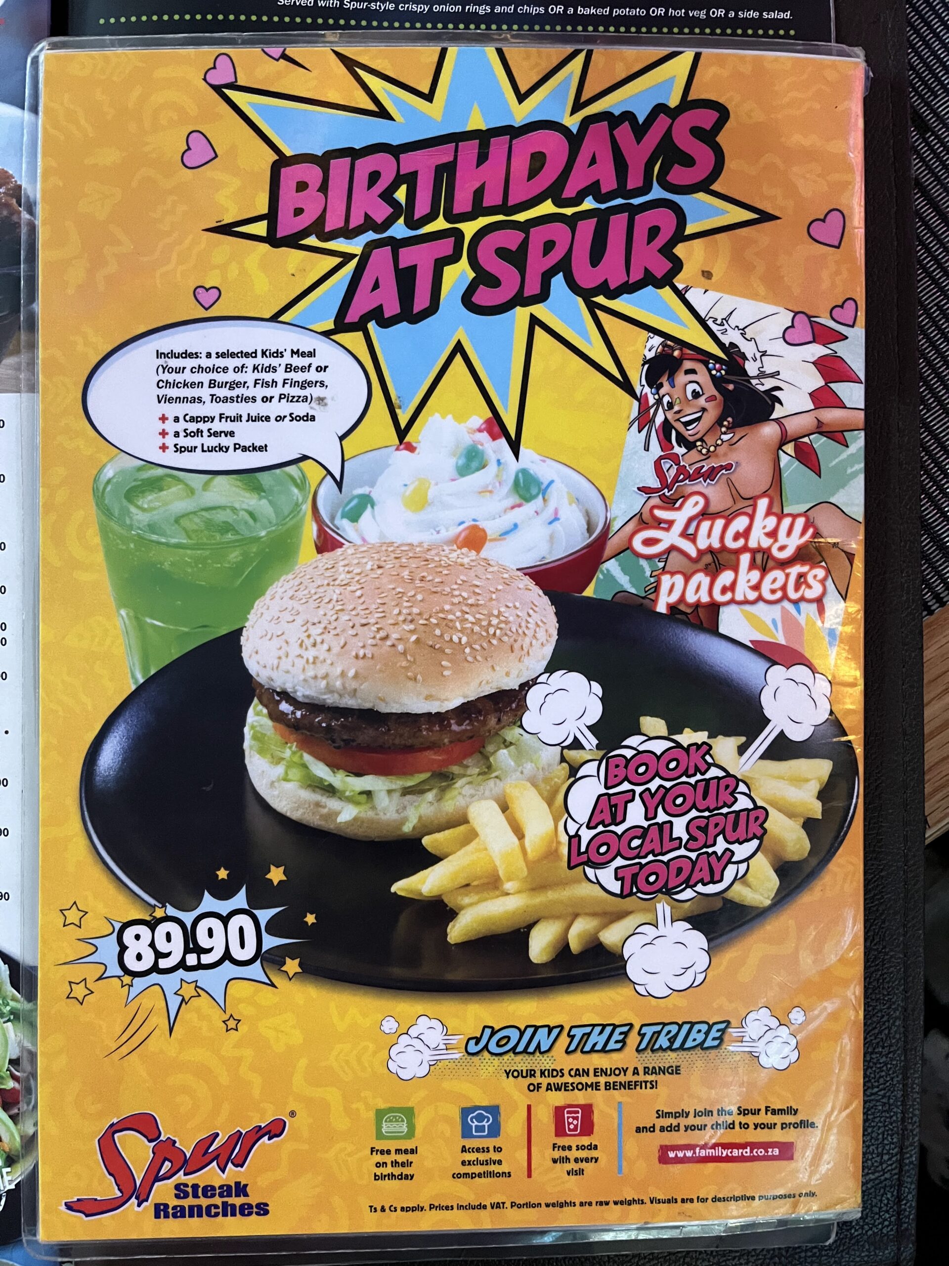 Mexico Spur Birthday Party Package
