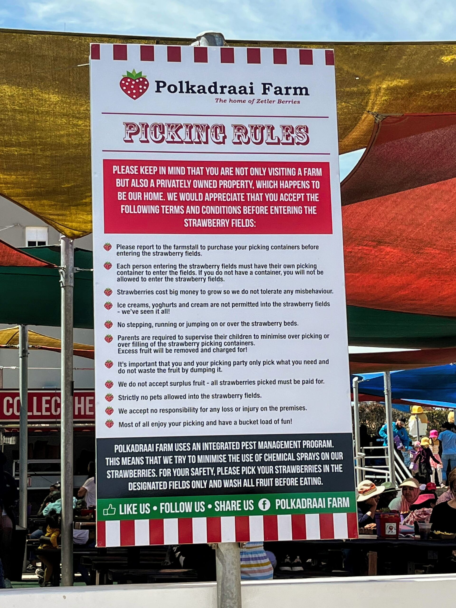 Polkadraai Farm Picking Rules