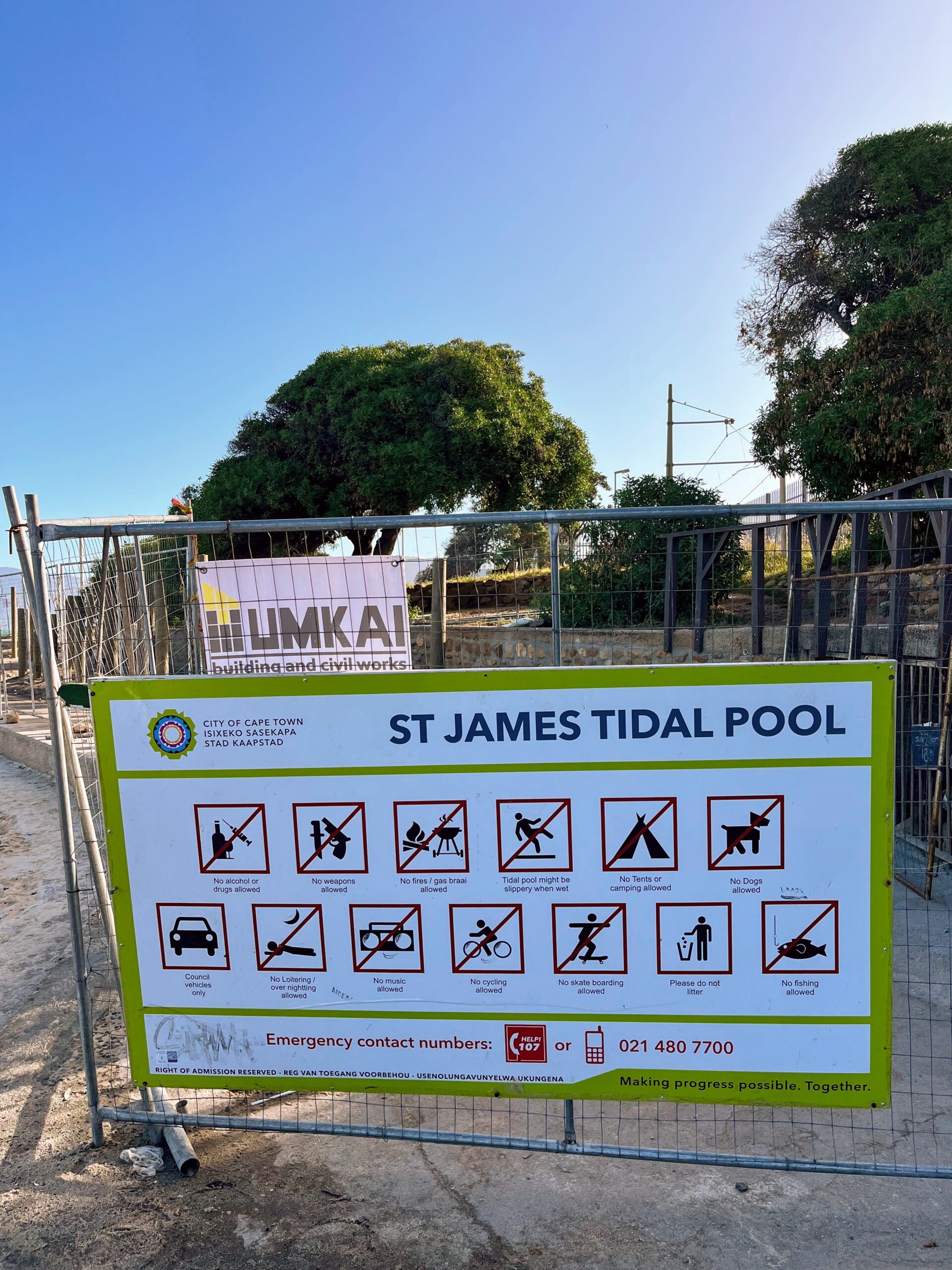 St.James Tidal Pool Sign