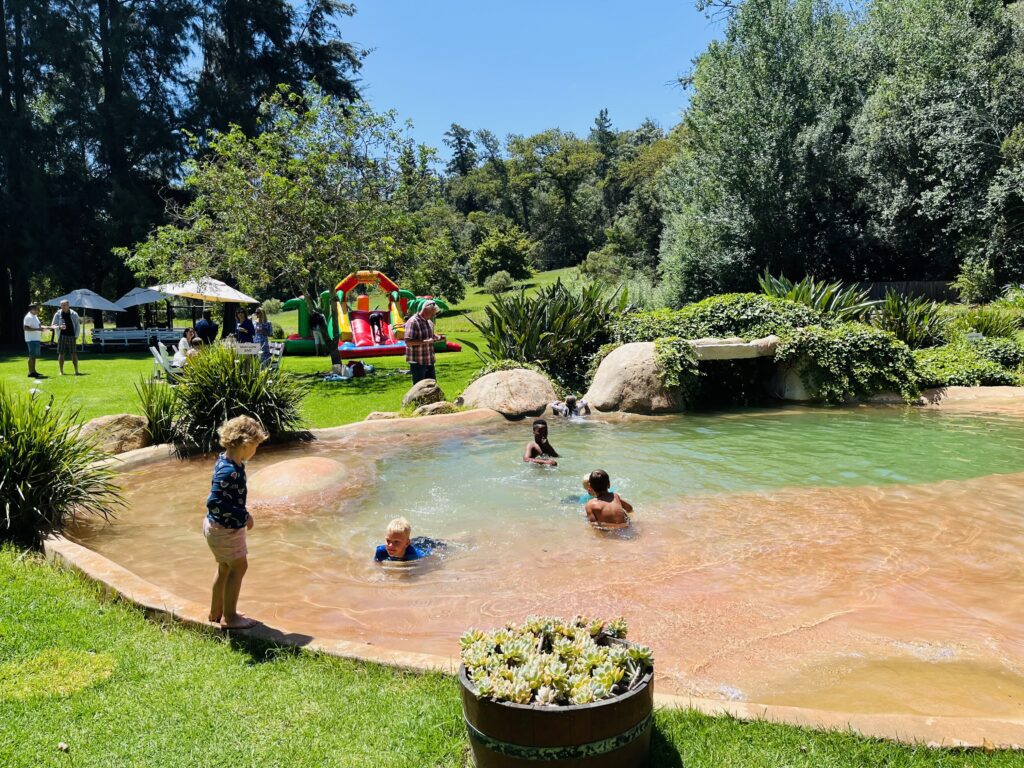 Knorhoek Pool with Play Area View