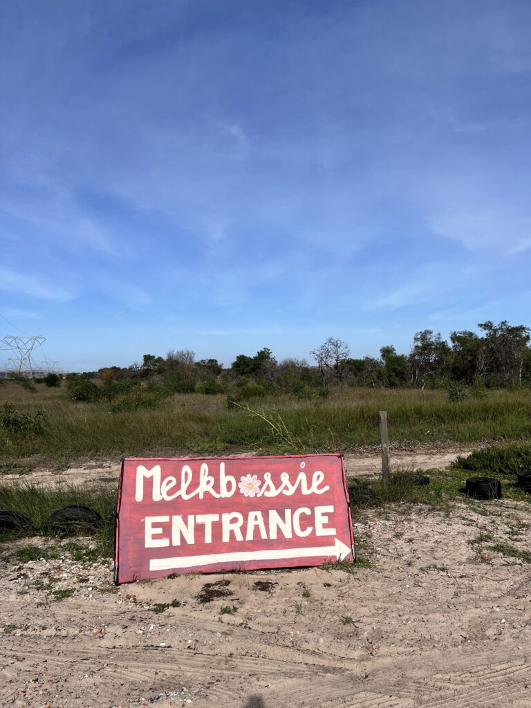 Melkbossie Entrance Sign