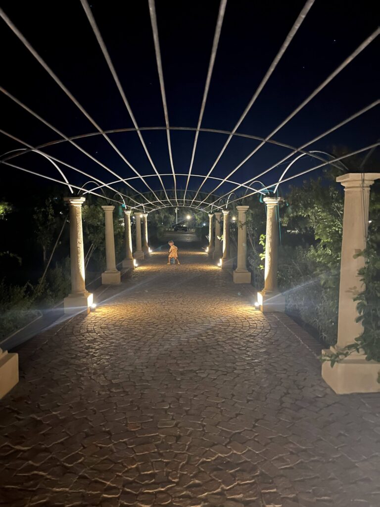 Wilderer Walkway at night