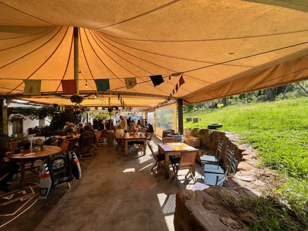 Farmhouse Beergarden Seating Area Tent