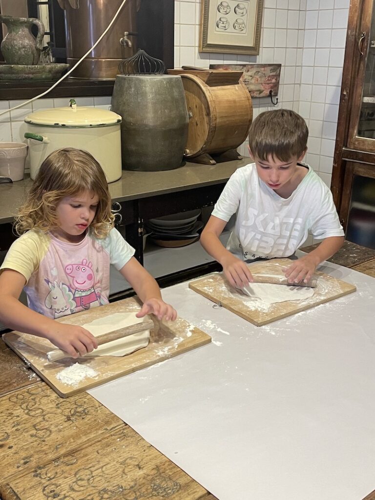 Cafe Paradiso Kids rolling dough