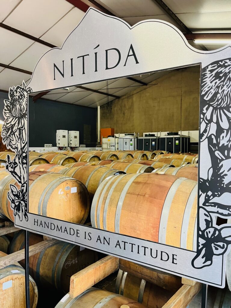 Nitida Wine barrels