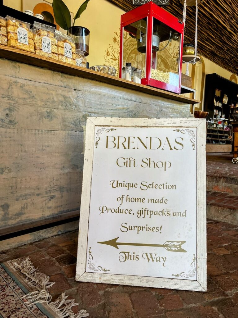 Spice Route Brendas Gift Shop Sign