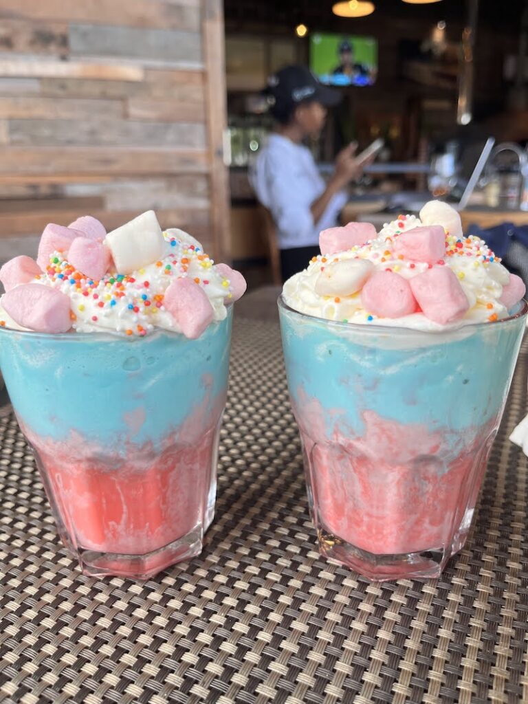 Bossa Buh-Rein Rainbow Milkshakes
