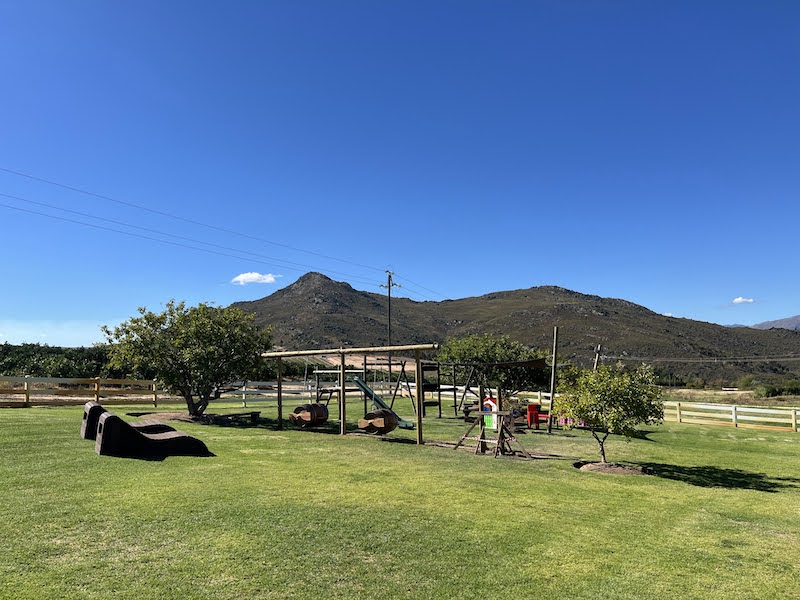 De Tol Farm Playground with mountain view